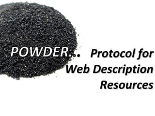 Protocol for Web Description Resources 