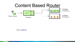 Content Based Router
from newOrder
 