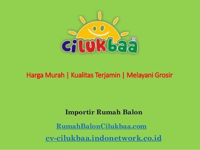 Kami menjual Rumah Balon dengan Harga Murah | Jual Istana ...