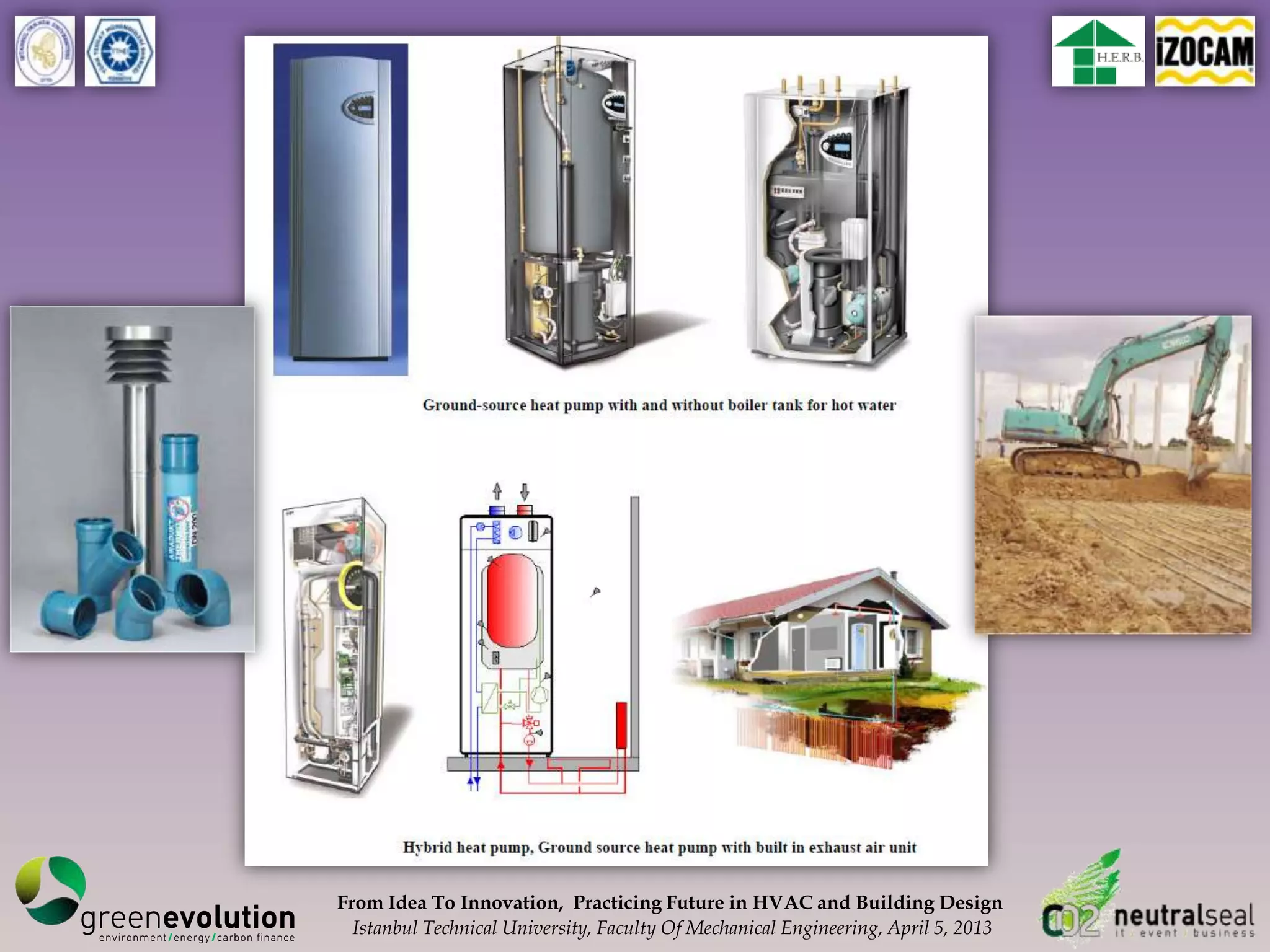 From Idea To Innovation, Practicing Future in HVAC and Building Design
  Istanbul Technical University, Faculty Of Mechanical Engineering, April 5, 2013
 