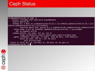 Ceph Status
 