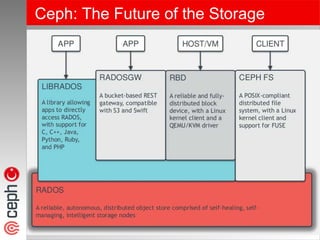 Ceph: The Future of the Storage
 