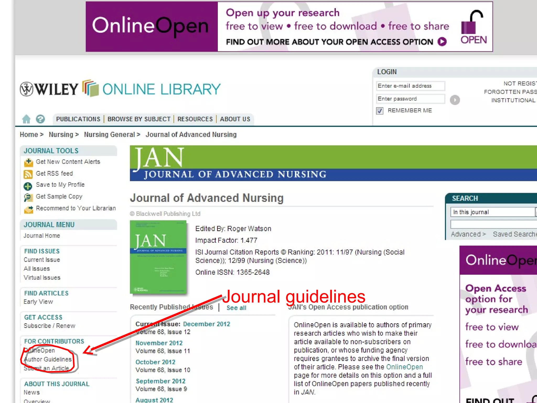 Journal guidelines
Journal guidelines
 
