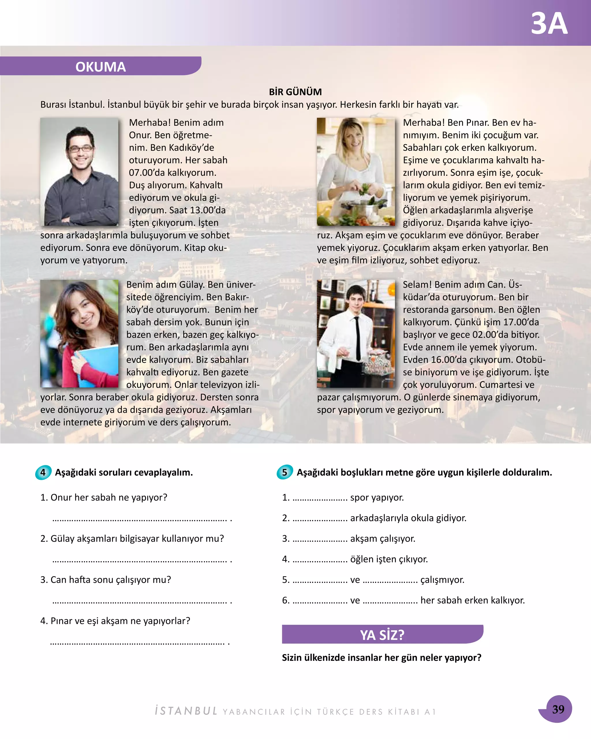 Istanbul A1 Ders Kitabi English | PDF