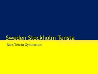 Sweden Stockholm Tensta
Ross Tensta Gymnasium
 