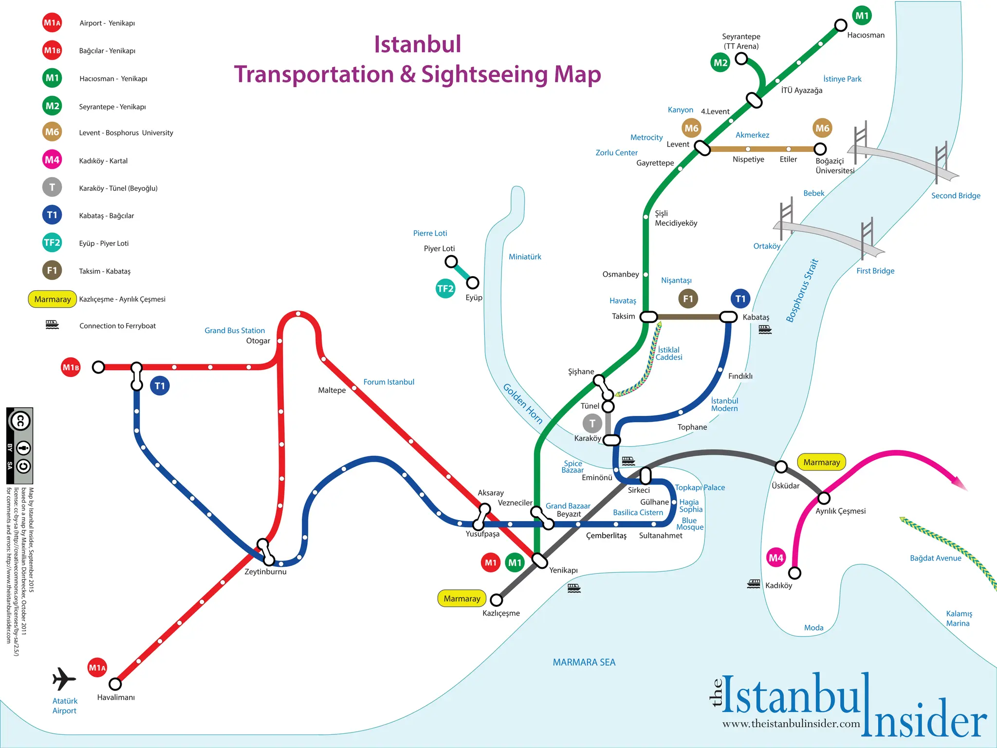 Istanbul Transport Map.pdf IstanbulTouristTransportMap downloadable | PDF