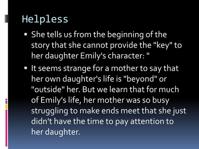 Poem - I Stand Here Ironing | PPT
