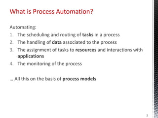 Business Process Automation and Data Processing Workflows | PPT