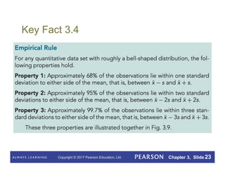 Copyright © 2017 Pearson Education, Ltd. Chapter 3, Slide 23
Key Fact 3.4
 