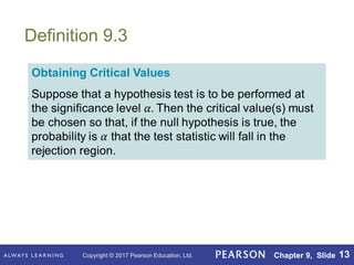 Copyright © 2017 Pearson Education, Ltd. Chapter 9, Slide 13
Definition 9.3
 