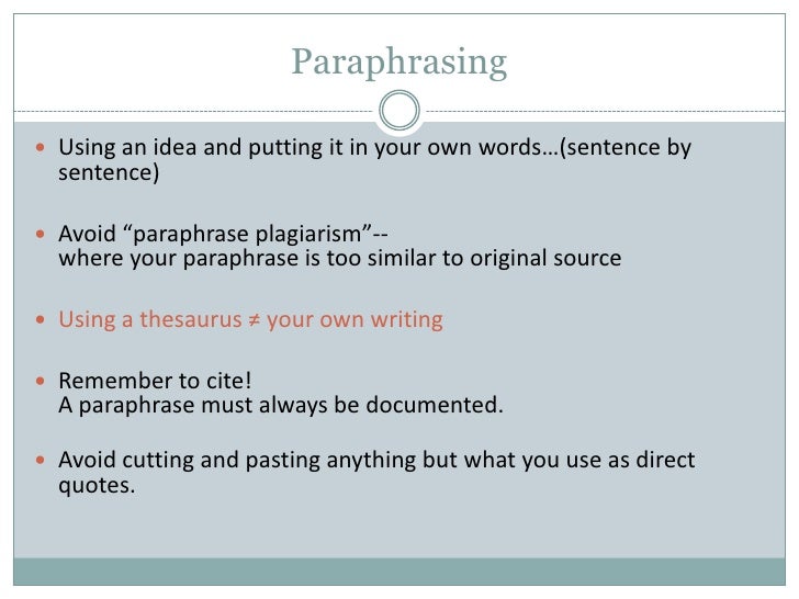 ISTC 201 Plagiarism and Proper Citation