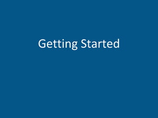 Getting Started 