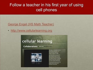 Picture on the FlyStep 1: Create an account in Flickr.comStep 2: Login to FlickrStep 3: Click on Uploading Tools (next to Upload Photos)Step 4: Click on Upload by Email.  You will be given an email address where you can send pictures and/or videos from your cell phone directly into Flickr.Step 5: Go Outside and Find an interesting biological phenomena (leafs, grass, animals...etc).Step 6: Take a picture or video of the phenomena, send a text message of what you believe the phenomena to be (take a guess if needed). Send it to our Flickr Mobile Account.Step 7: Login to Flickr.comStep 8: Place your image on the Flickr Map in the EXACT location where you found the item (Organize--My Map).