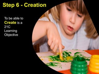 Step 6 - Creation
To be able to
Create is a
21C
Learning
Objective
 