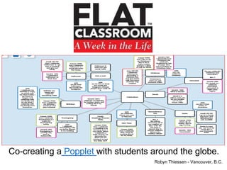 Co-creating a Popplet with students around the globe.
Robyn Thiessen - Vancouver, B.C.
 