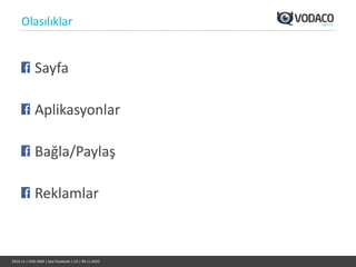 ıı


             Sayfa

             Aplikasyonlar

             Bağla/Paylaş

             Reklamlar



2010-11 | VOD-SMA | İşte Facebook | CA | 09.11.2010
 