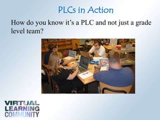 How do you know it’s a PLC and not just a grade level team?PLCs in Action