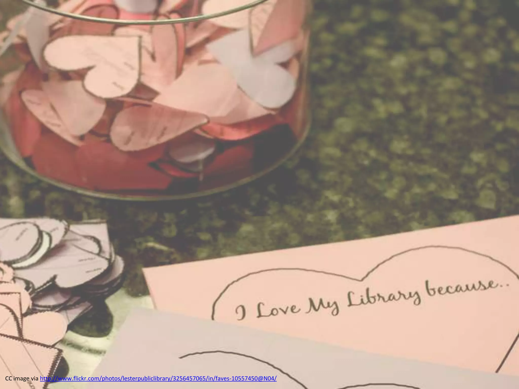 CC image via http://www.flickr.com/photos/lesterpubliclibrary/3256457065/in/faves-10557450@N04/