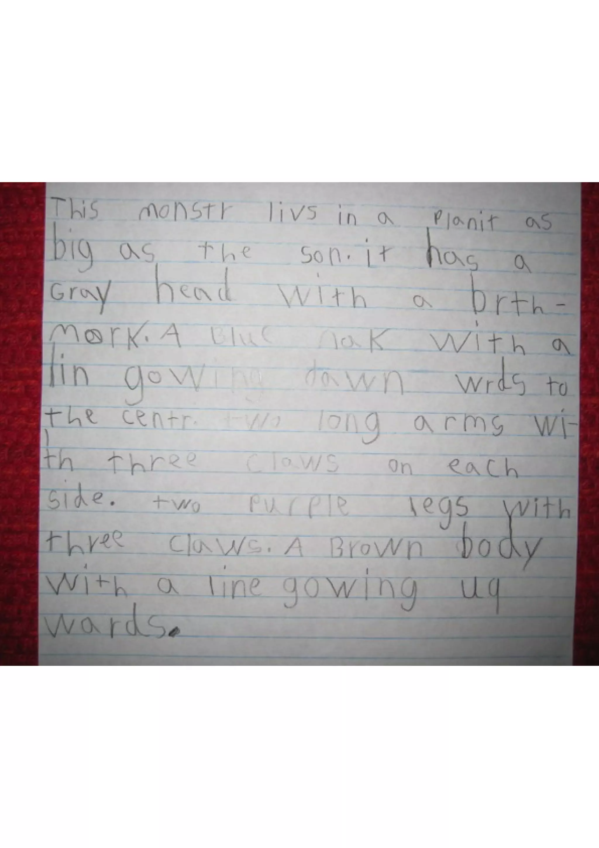 Ist G2 Monster Descriptions