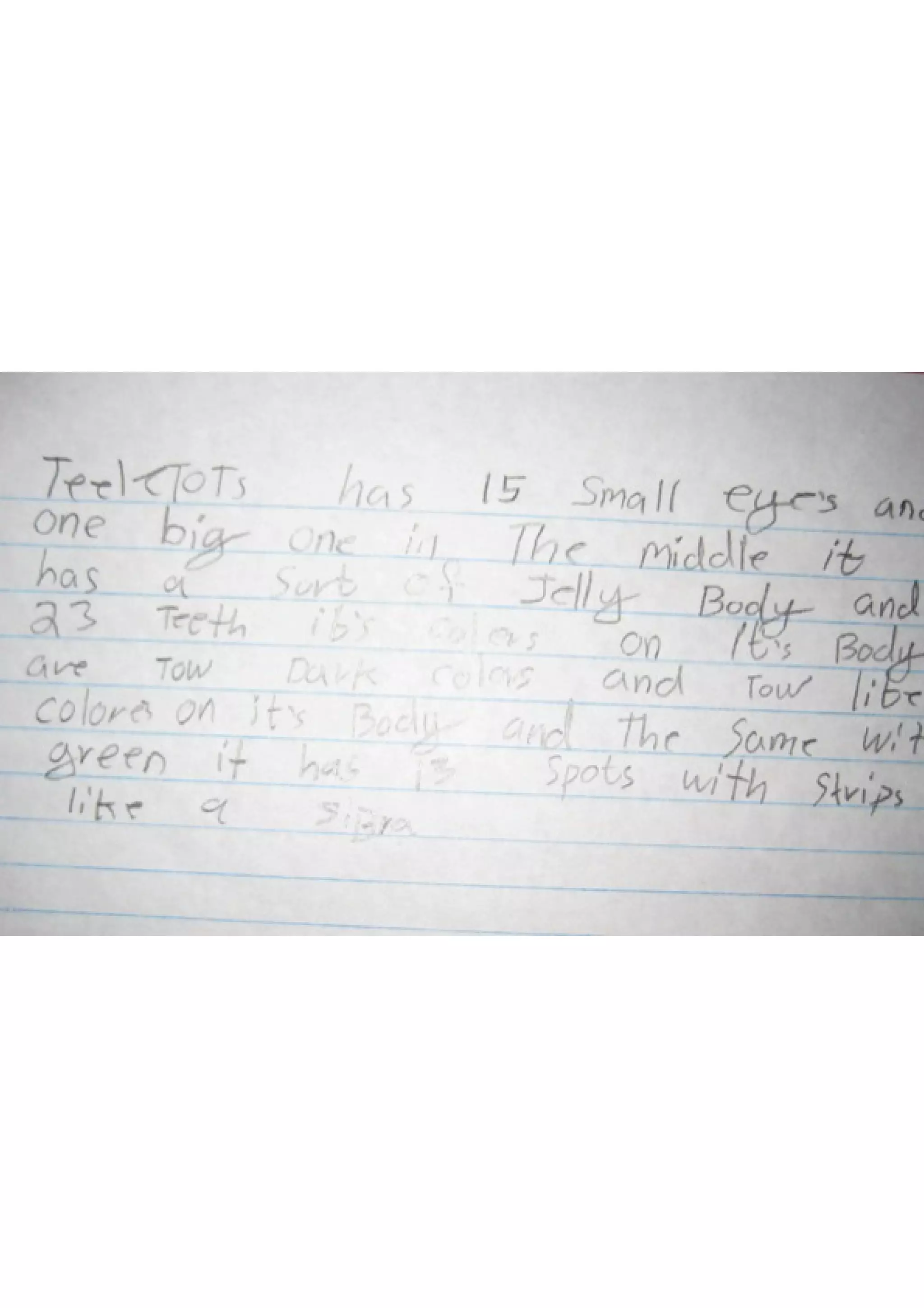 Ist G2 Monster Descriptions