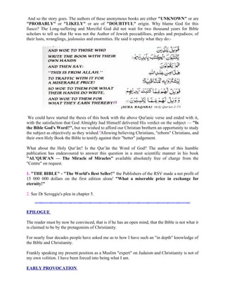 Is The Bible Gods Word (Ahmed Deedat)
