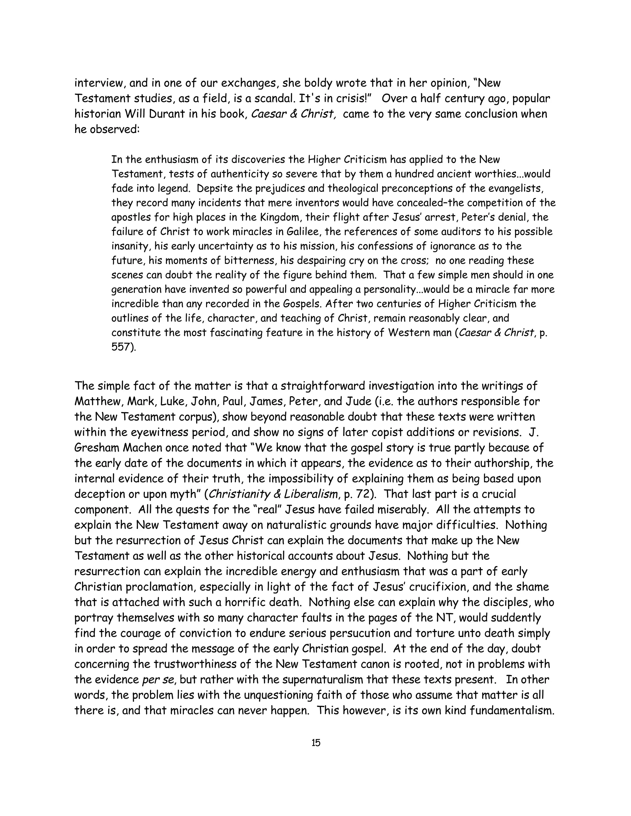 Is The New Testament Reliable