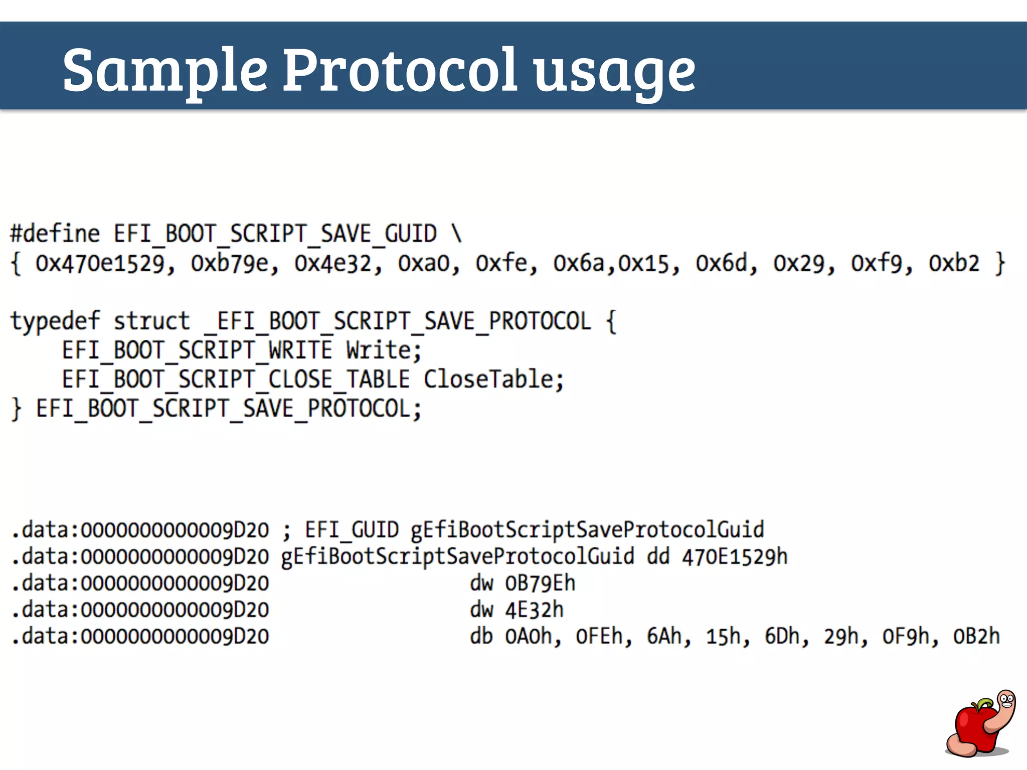 Sample Protocol usage
 