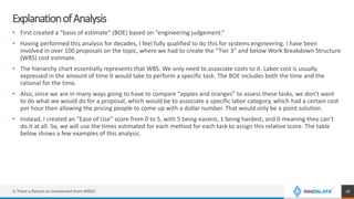 Engineering Boe Examples Is There a Return on Investment from Model-Based Systems Engineering ...