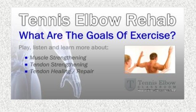What are some treatments for tennis elbow?