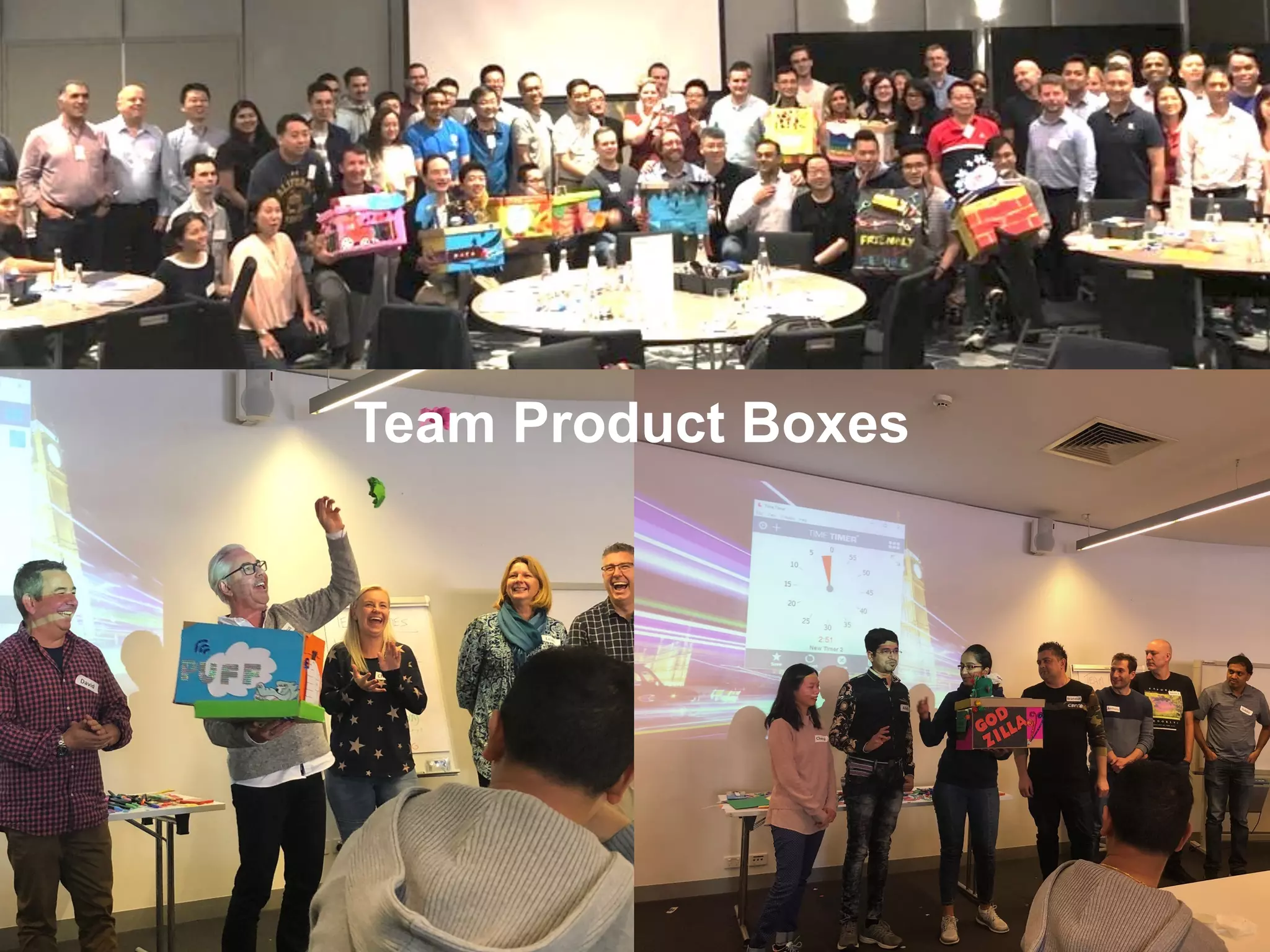 @PrettyAgile @AgileCanuck #Agile2019
Team Product Boxes
 