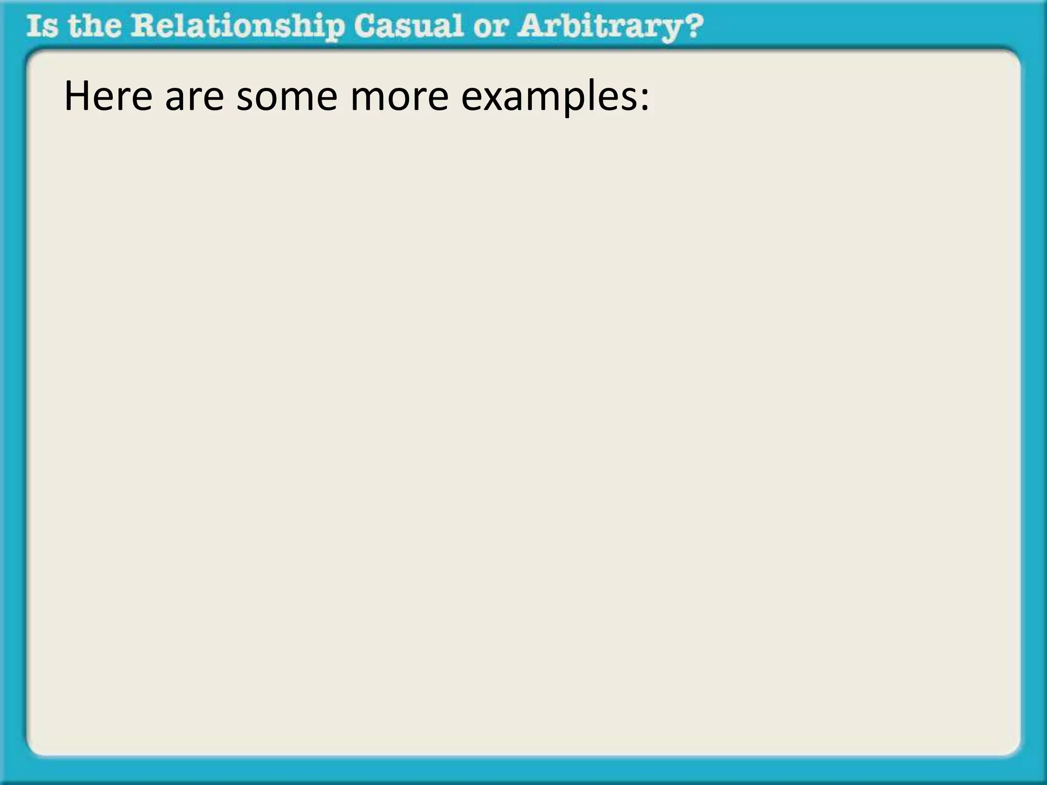 Here are some more examples: 
 