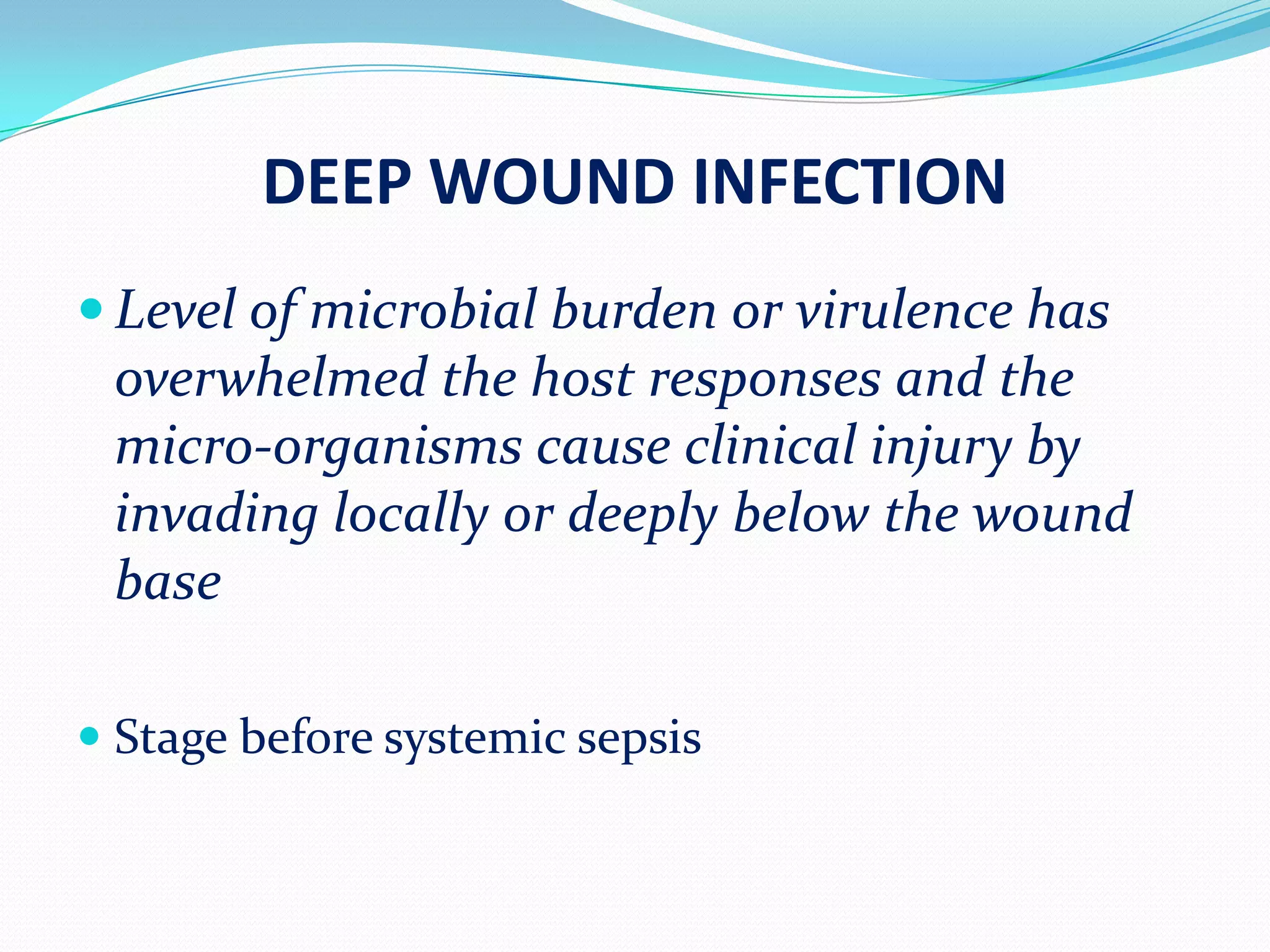 Infection of the chronic wound how to decide | PPTX