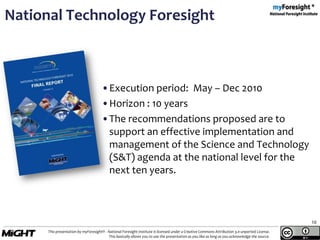 Charting Technology Development Via Foresight