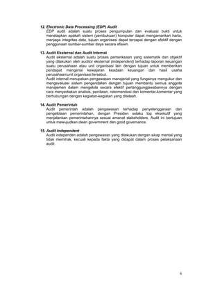 Istilah Audit | PDF