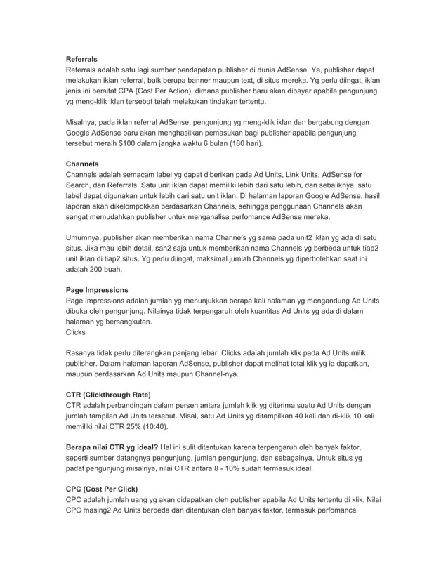 Rahasia Adsense Ala Intra: Mengoptimalkan Pendapatan dari Iklan Google