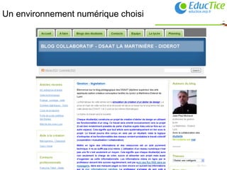 Un environnement numérique choisi 