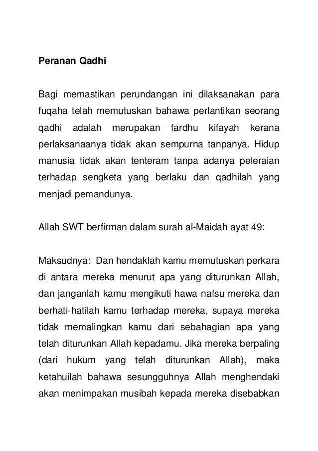 Istimewanya Sistem Perundangan Islam