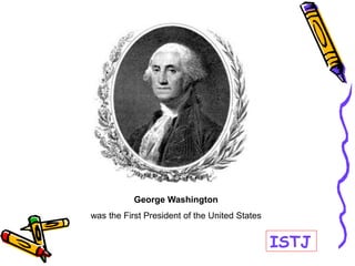 George Washington
was the First President of the United States
ISTJ
 