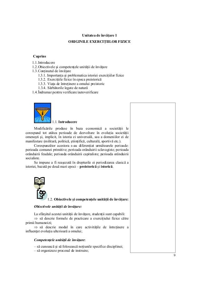 Istoria Educatiei Fizice Si Sportului