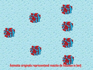 Animatie originala reprezentand reactia de fisiunea in lanţ
 