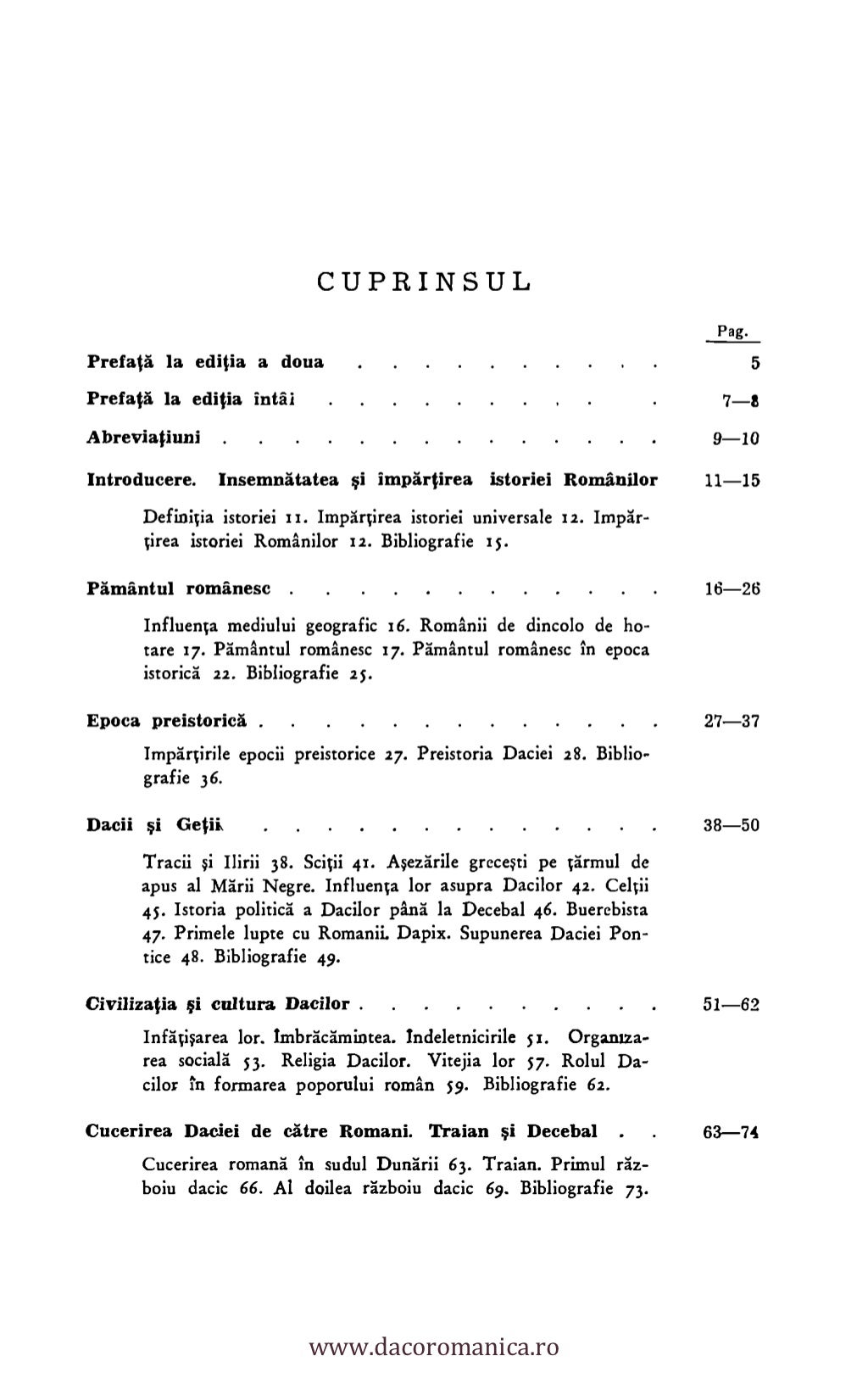 Constantin C. Giurescu, Istoria românilor din cele mai vechi timpuri