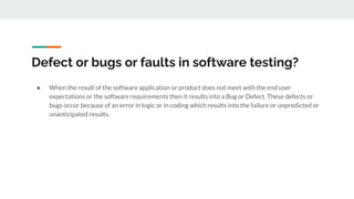 ISTQB Chapter 1 Fundamentals of Testing | PDF