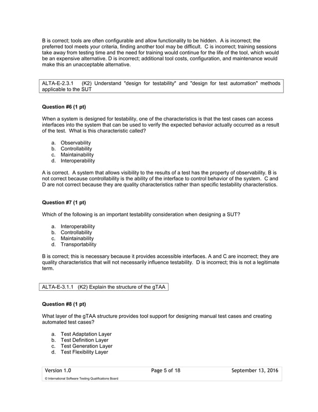CTAL-TM-001 Zertifizierungsfragen