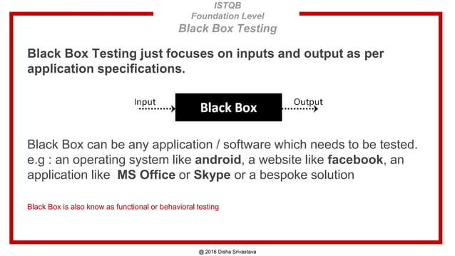 Istqb ctfl-series - Black Box Testing | PDF