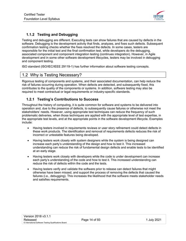 Istqb Ctfl Syllabus 2018 V3 1 1 Pdf Istqb Ctfl Syllabus 2018 V3 1 1 Pdf