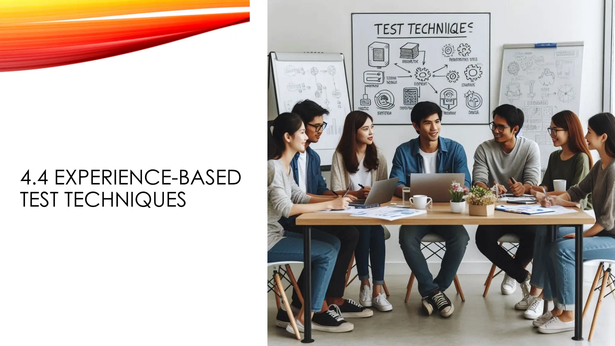 4.4 EXPERIENCE-BASED
TEST TECHNIQUES
 