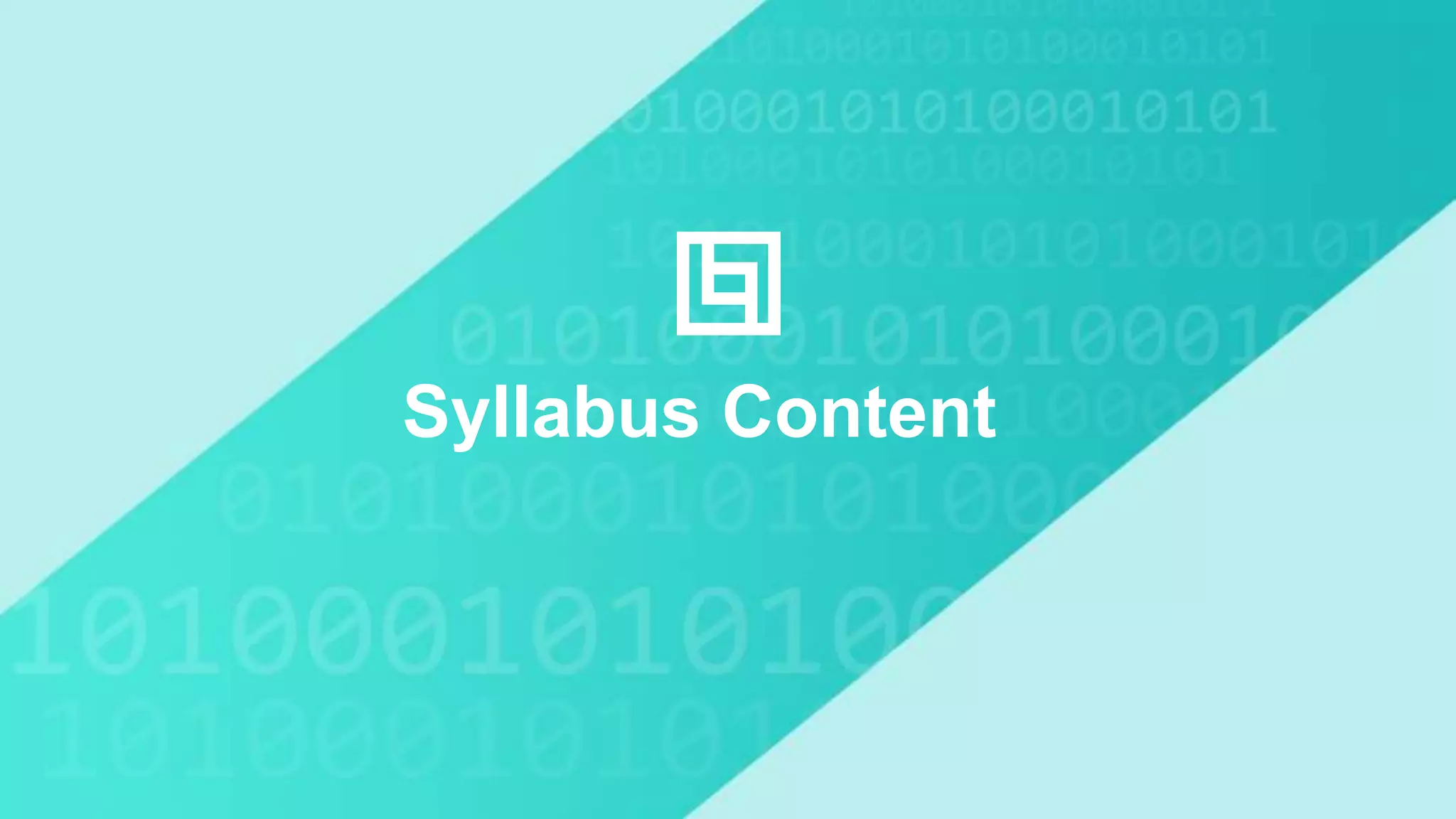 Syllabus Content