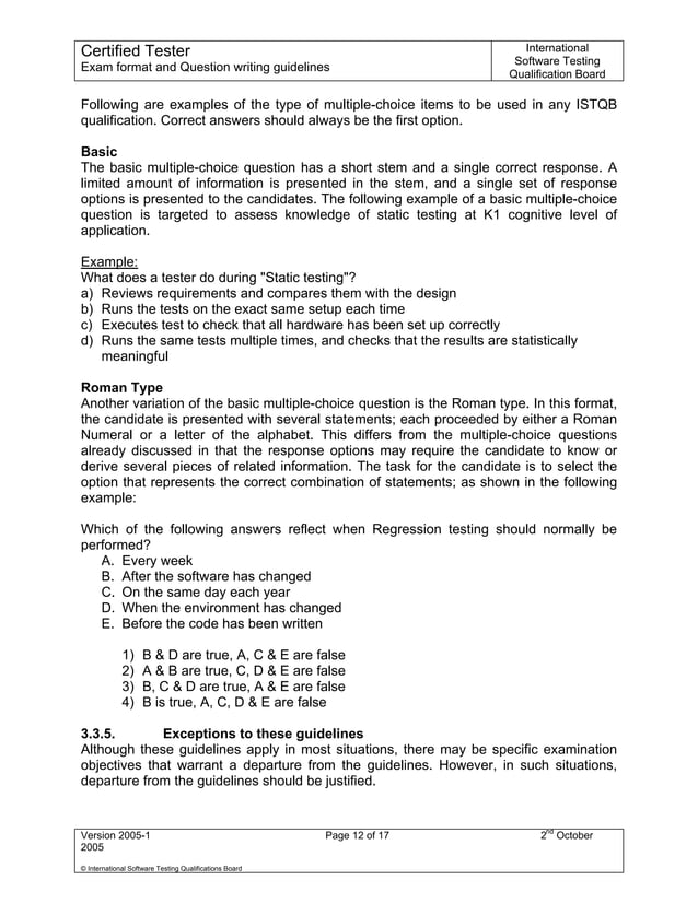 ISTQB CERTIFICATION EXAM 2018 PDF visual data 5