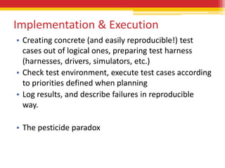 Fundamental Test Process New | PPTX