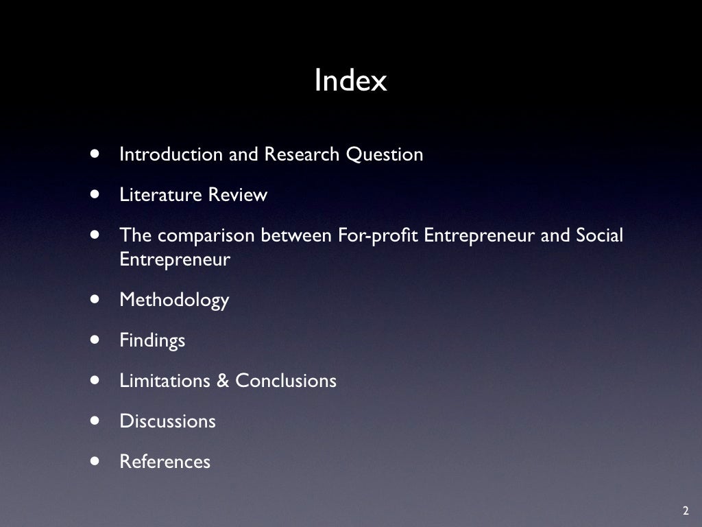index research